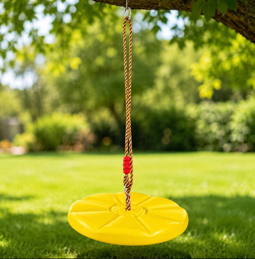 Outdoor Furniture Kids - Thickened Octagonal Petal Swing Hanging Swing