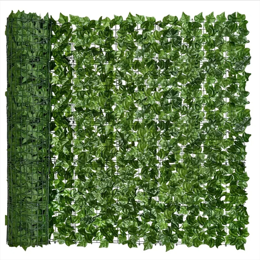 Outdoor Furniture Fabric - 50X200cm Artificial Ivy Hedge Green Leaf