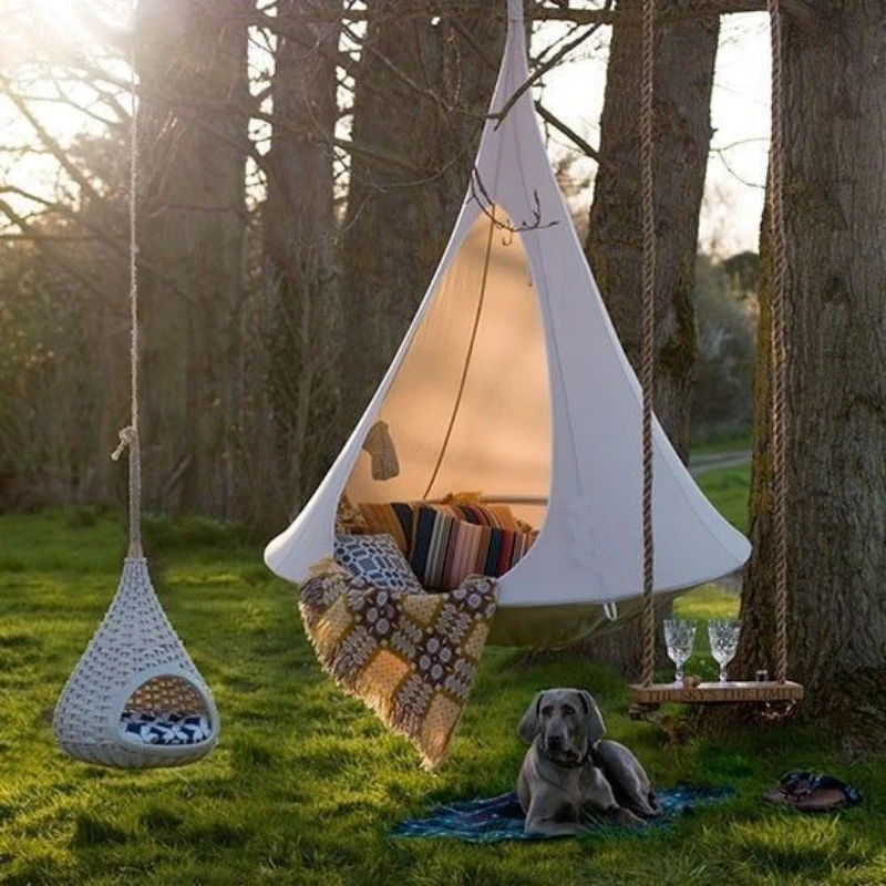 Outdoor Furniture Rh - Children Swing Outdoor Garden Camp Hammock