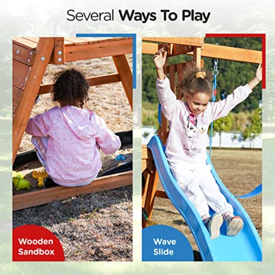 Playground Wooden Swing Sets f - Outdoor Furniture Kids 리뷰 및 가격
