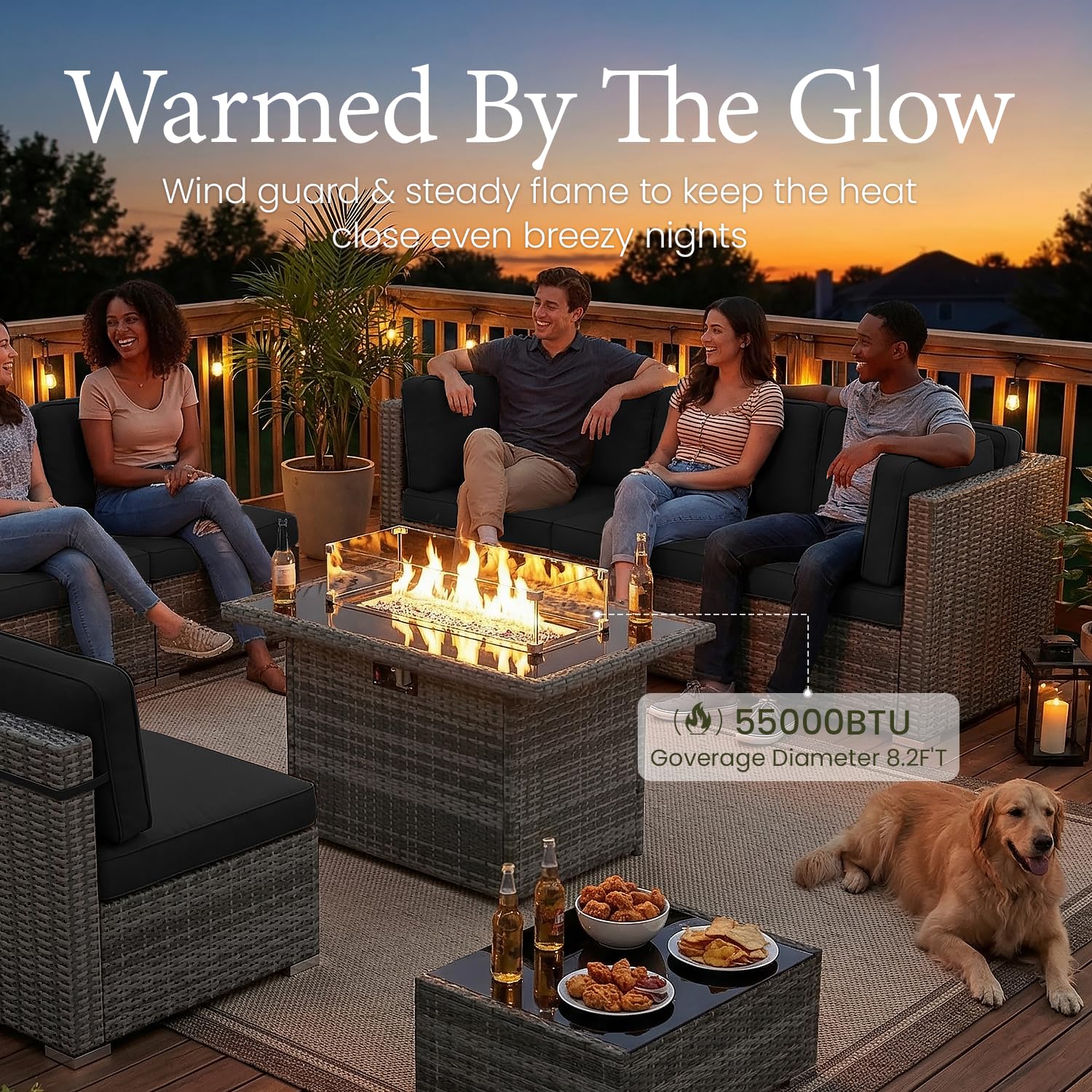 8 Piece Patio Furniture Set wi - Outdoor Furniture Rh 리뷰 및 가격