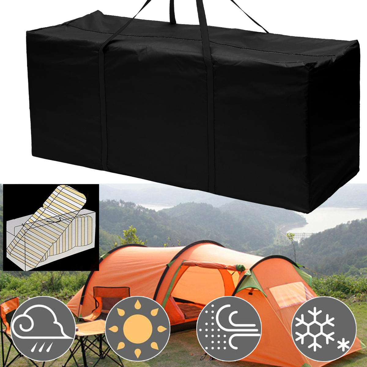 Outdoor Garden Furniture Cushi - Outdoor Furniture Zip Covers 리뷰 및 가격