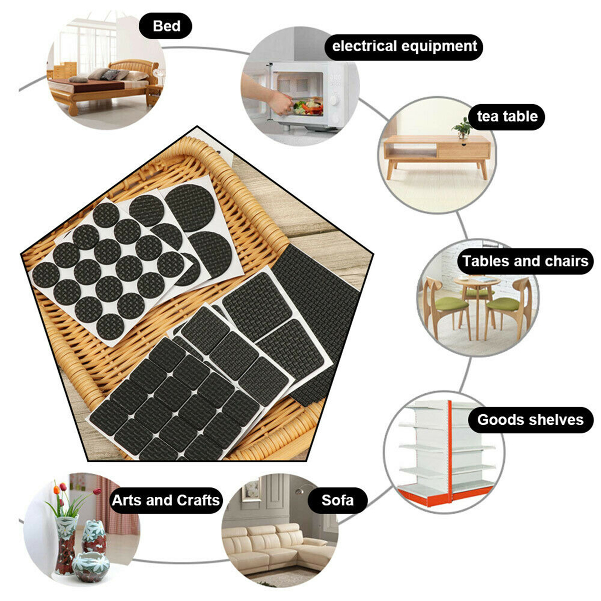Furniture Pads Floor Protector - Outdoor Furniture Leg Protectors 리뷰 및 가격