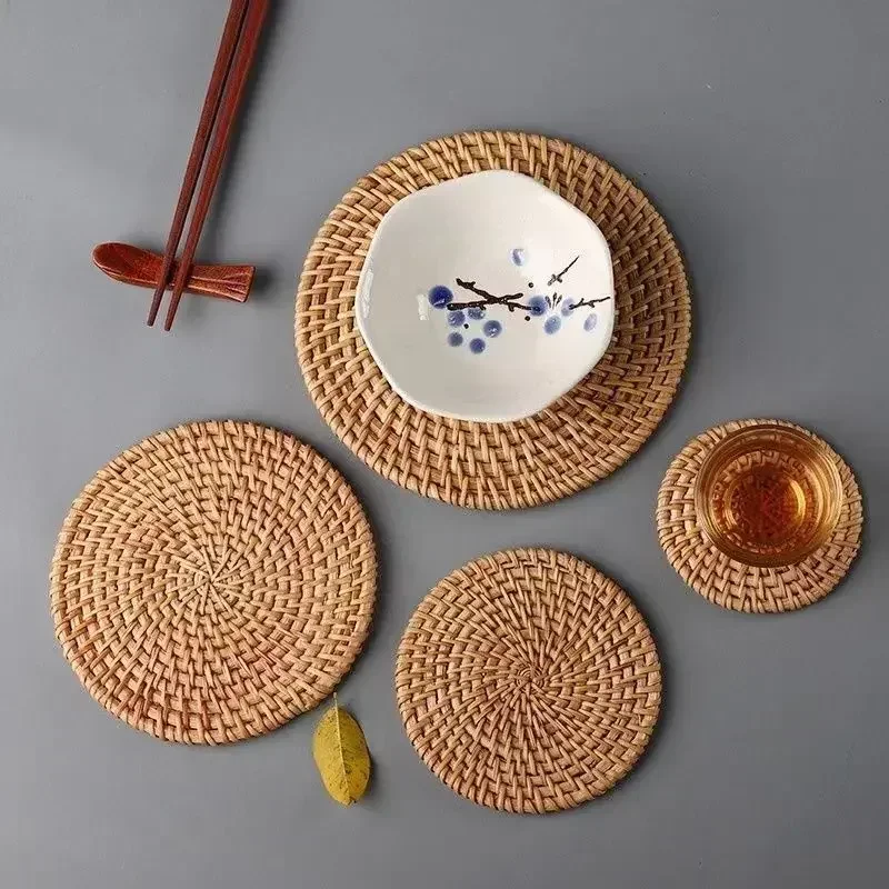Handmade Round Rattan Coasters - Outdoor Furniture Rh 리뷰 및 가격