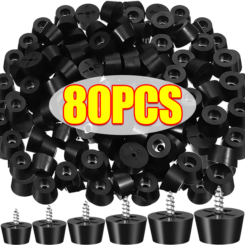 80/8pcs Rubber Pads Floor Prot - Outdoor Furniture Leg Protectors 리뷰 및 가격