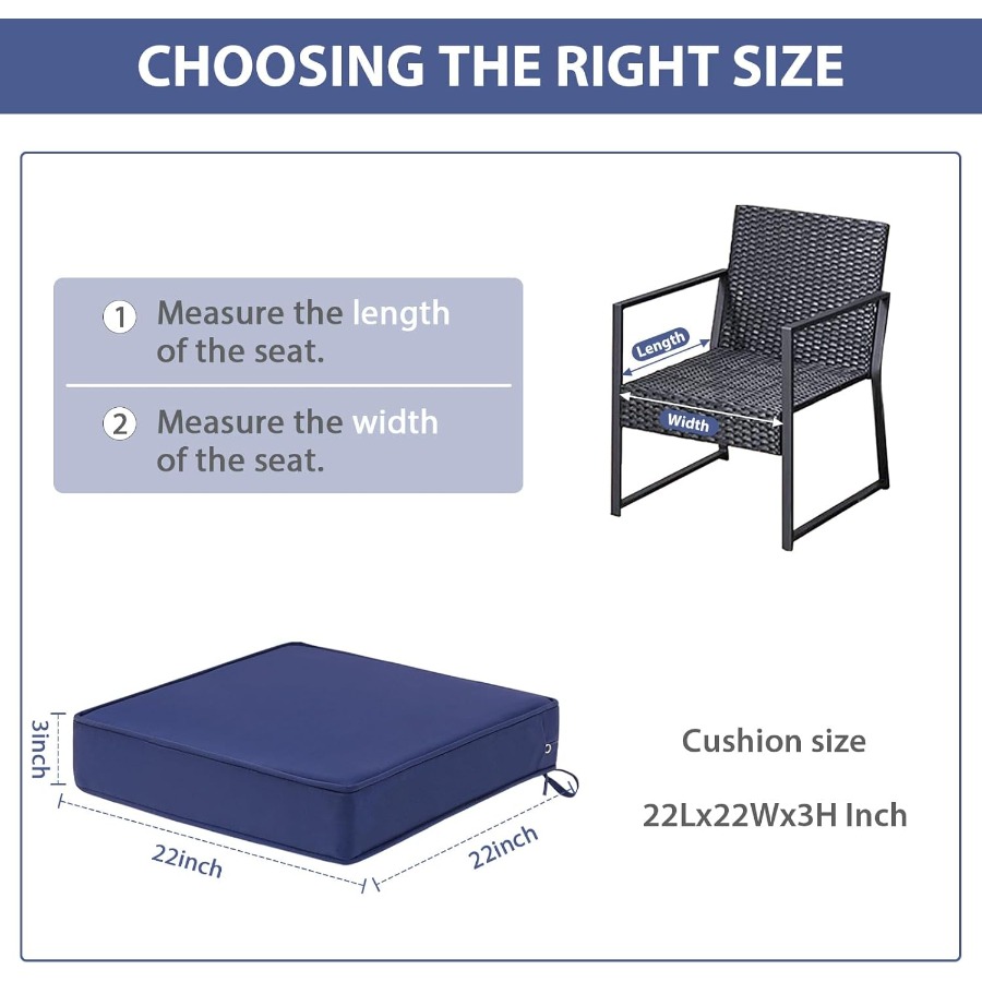 Outdoor Chair Cushions Set of  - Outdoor Furniture Cushions 22 X 22 리뷰 및 가격