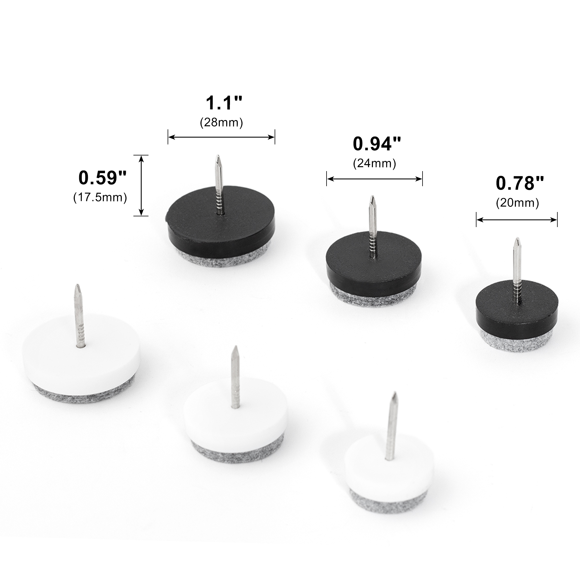 20PCS Furniture Feet Felt Pads - Outdoor Furniture Leg Protectors 리뷰 및 가격