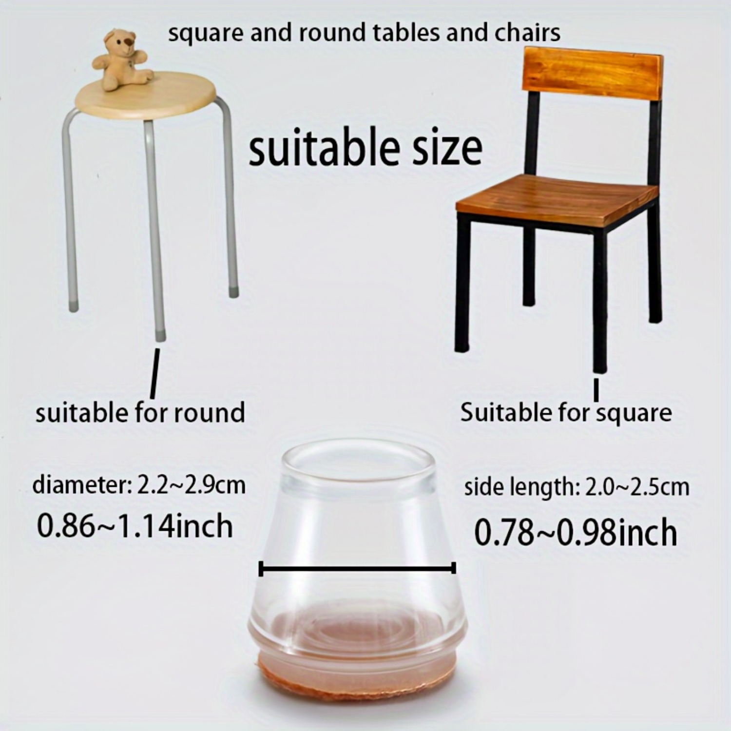 24pcs Silicone Chair Leg Prote - Outdoor Furniture Leg Protectors 리뷰 및 가격