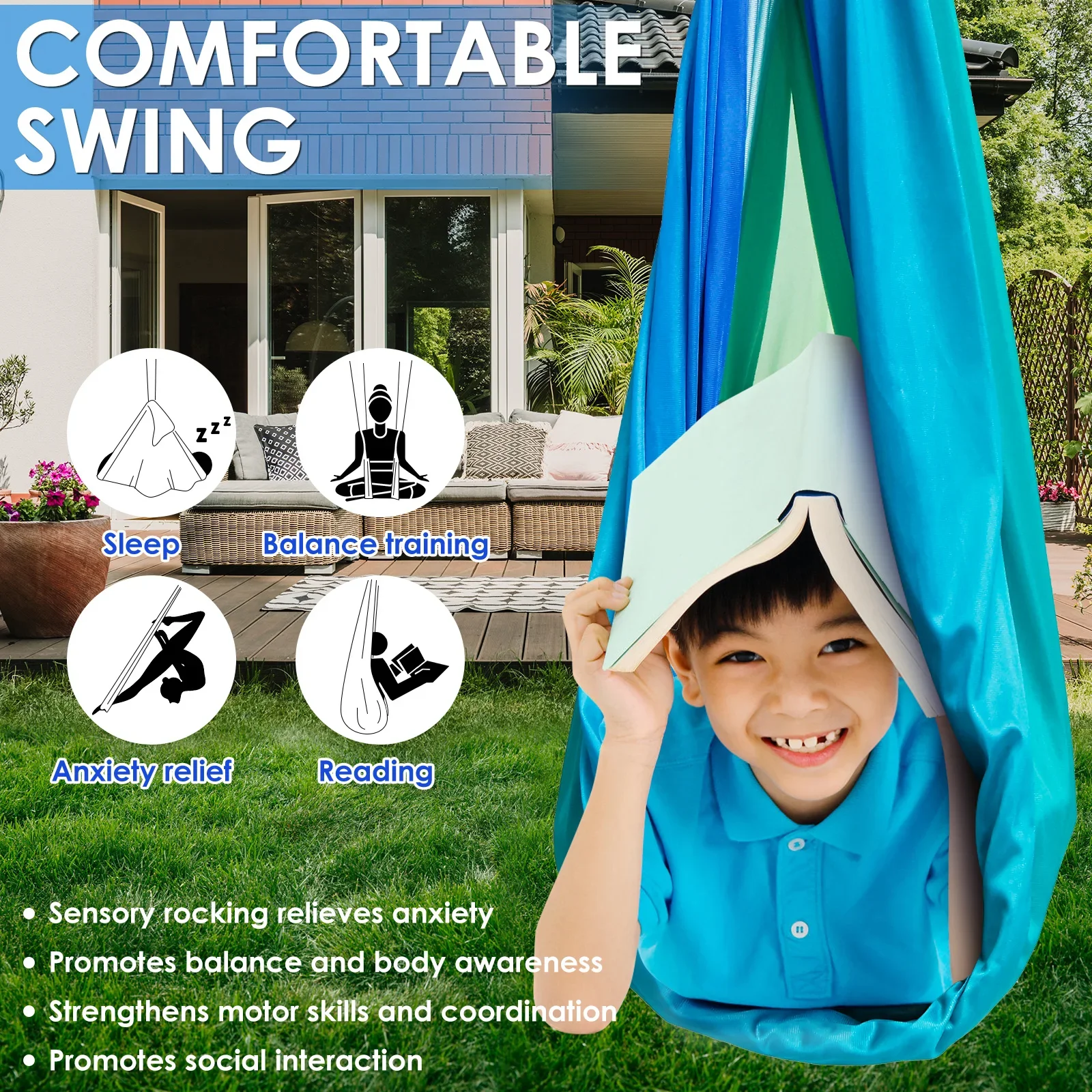 Sensory Swing Comfortable Kids - Outdoor Furniture Kids 리뷰 및 가격