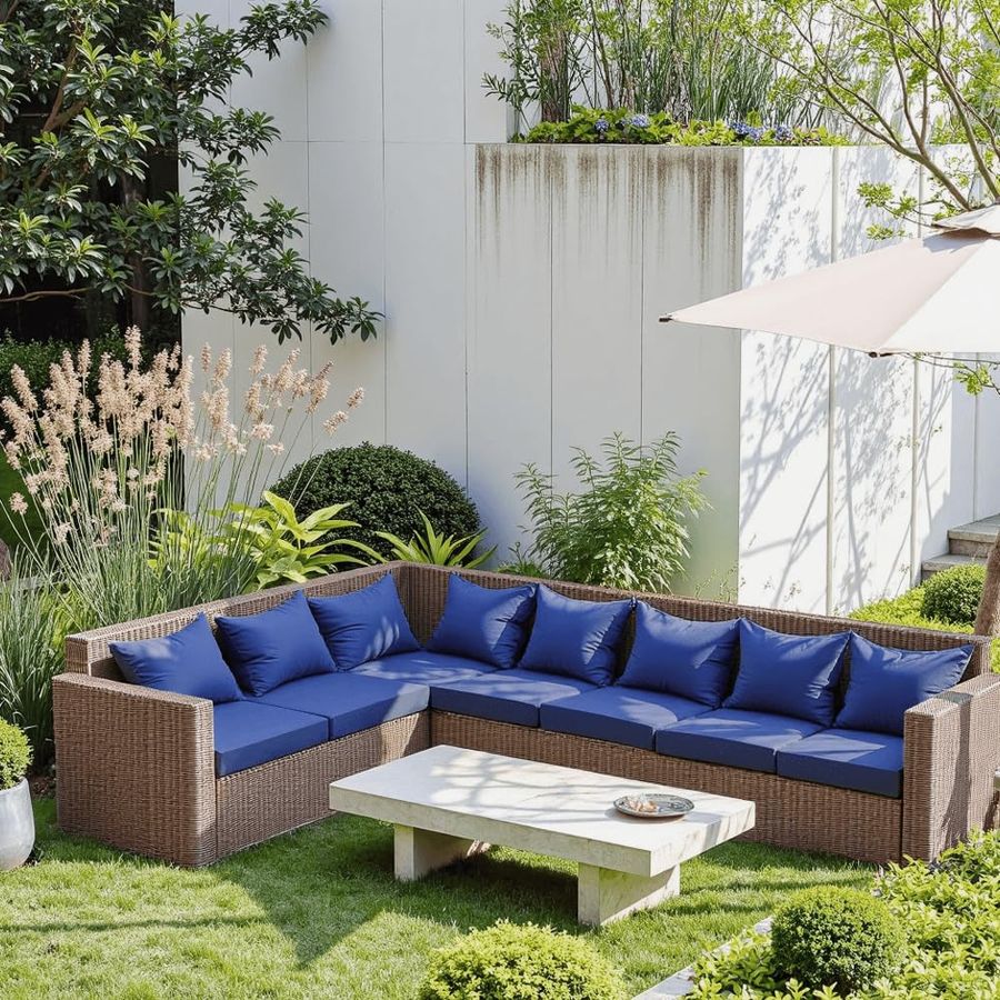 Seat Cushion Set 22 x 22 x 4 I - Outdoor Furniture Cushions 22 X 22 리뷰 및 가격