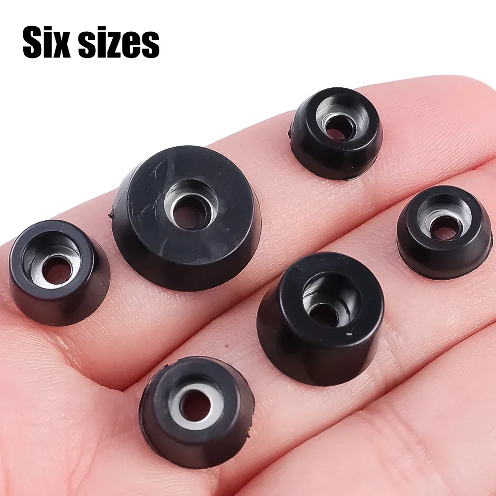 80/8Pcs Black Rubber Feet Pads - Outdoor Furniture Leg Protectors 리뷰 및 가격