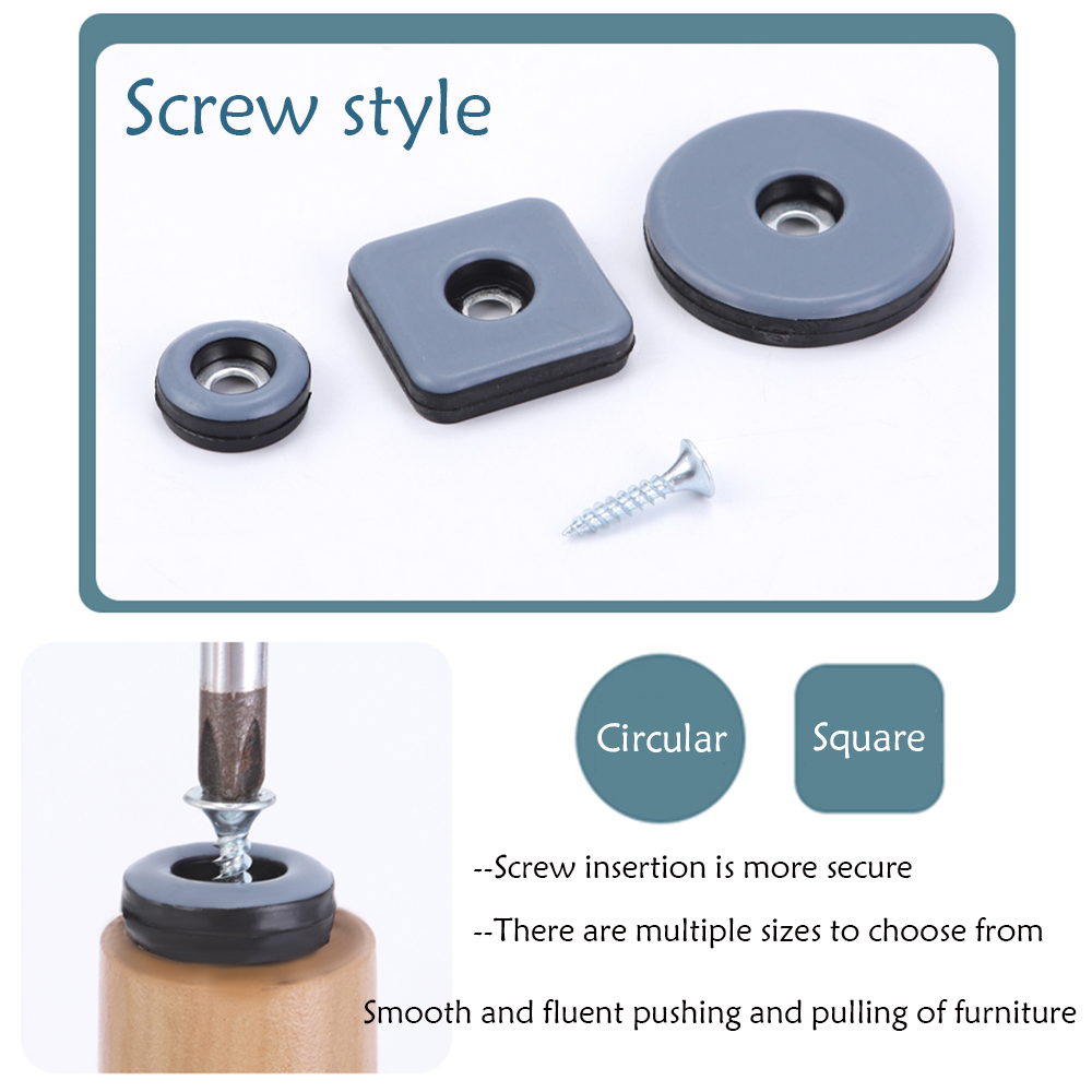 1-100Pcs Furniture Leg Slider  - Outdoor Furniture Leg Protectors 리뷰 및 가격