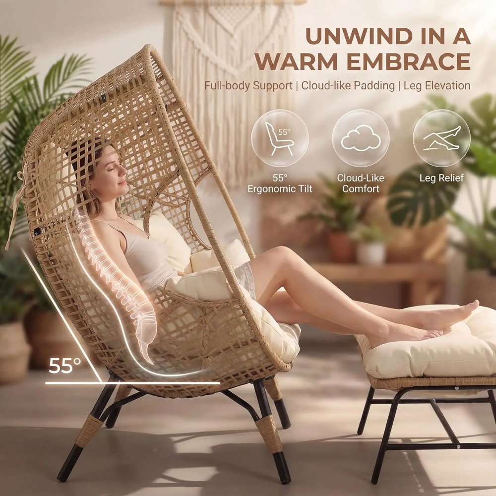plus Size XL 57.1' Indoor Outd - Outdoor Furniture Xl 리뷰 및 가격