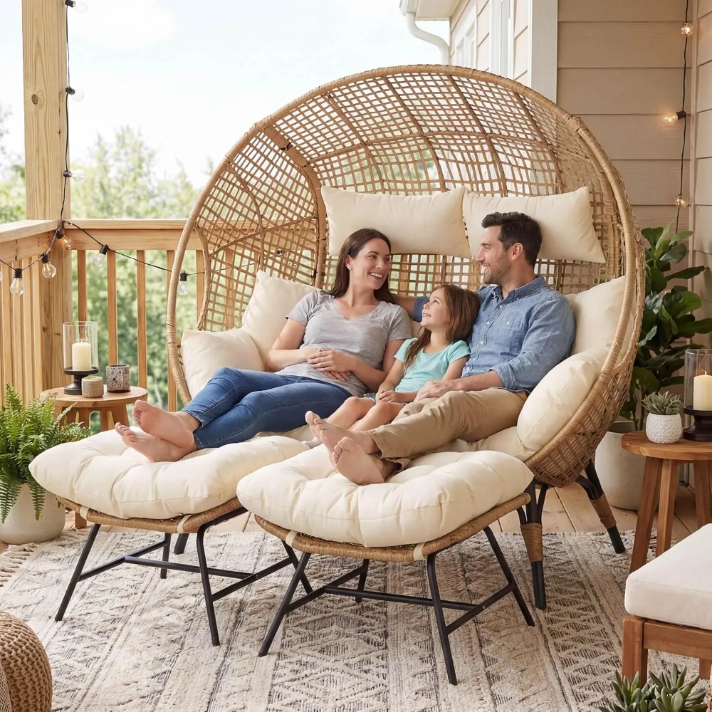 plus Size XL 57.1' Indoor Outd - Outdoor Furniture Xl 리뷰 및 가격