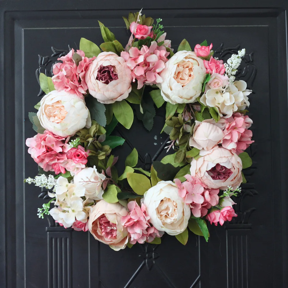 Artificial Peony Wreath Garlan - Outdoor Furniture Rh 리뷰 및 가격