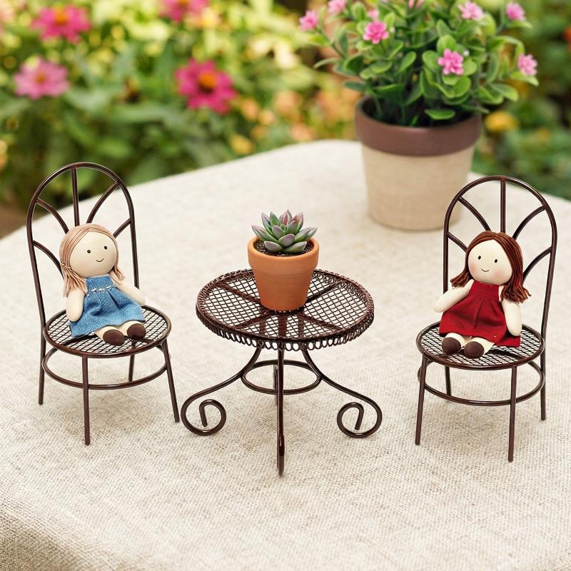 1/3Pcs Dollhouse Garden Displa - Outdoor Furniture Design 리뷰 및 가격