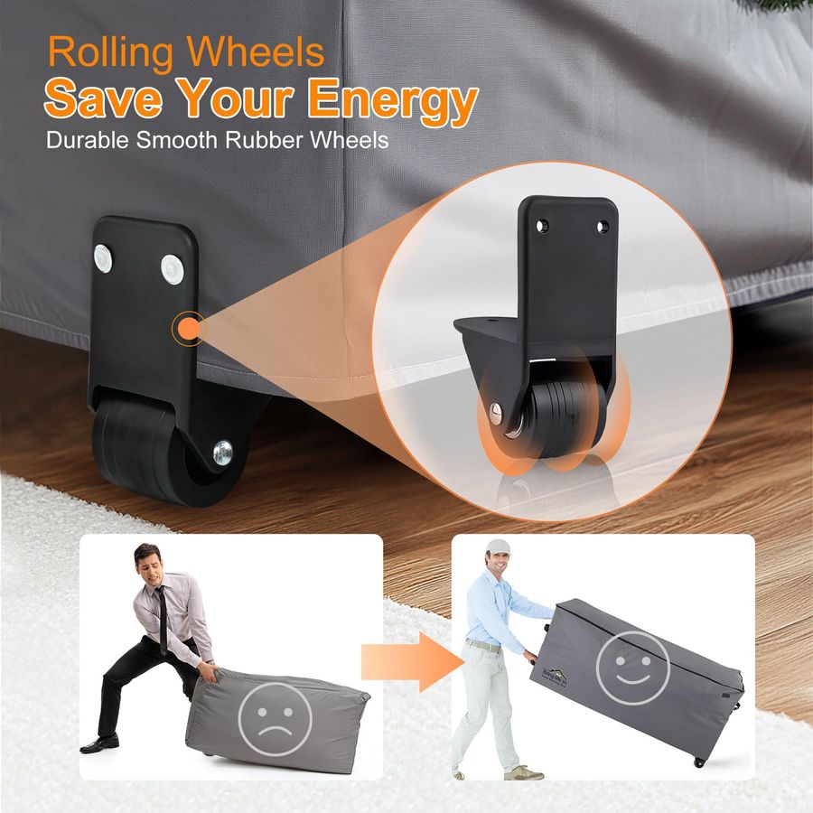 Rolling Cushion Storage Bags w - Outdoor Furniture Fabric 리뷰 및 가격
