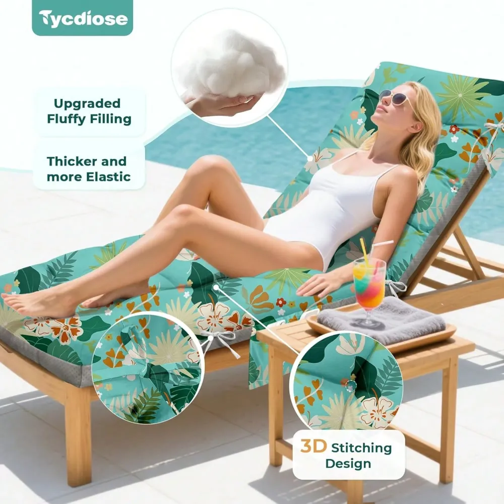 Chaise Lounge Chair Cushion, 7 - Outdoor Furniture Cushions 22 X 22 리뷰 및 가격