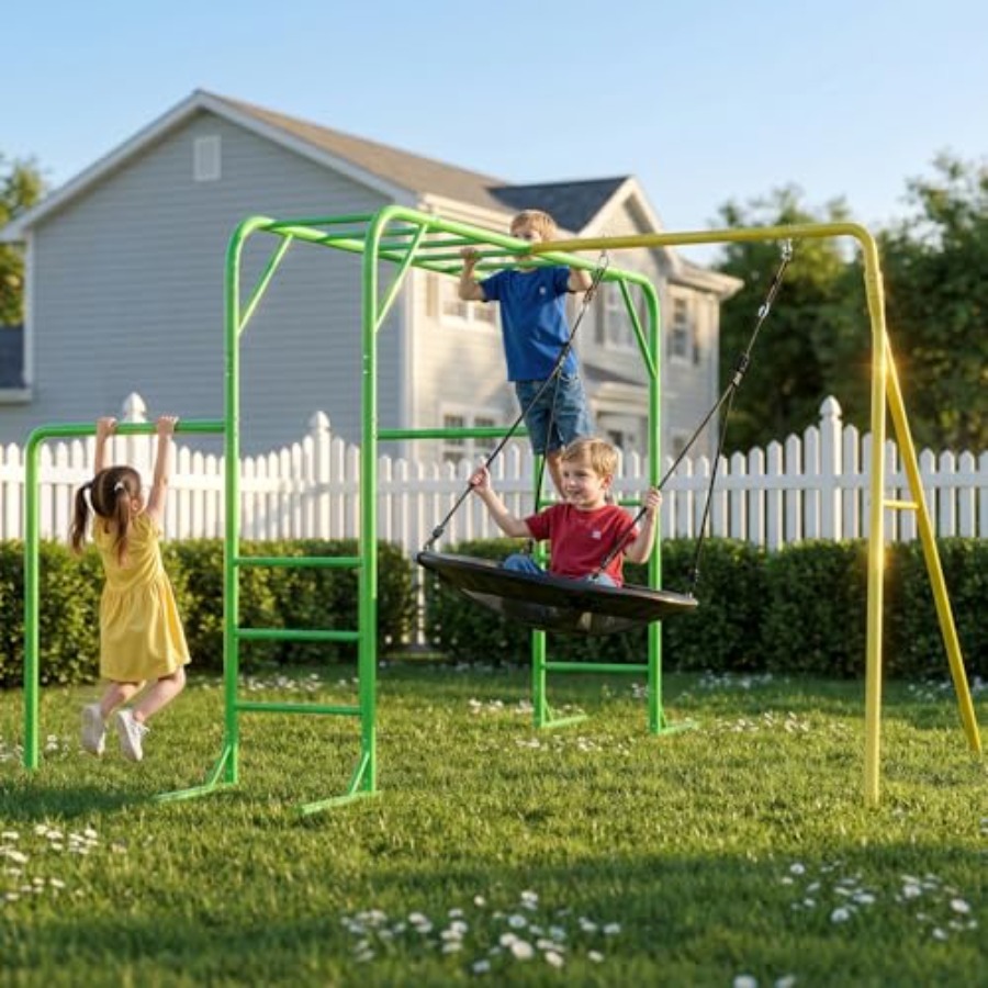 Monkey Bars Set for Backyard w - Outdoor Furniture Kids 리뷰 및 가격